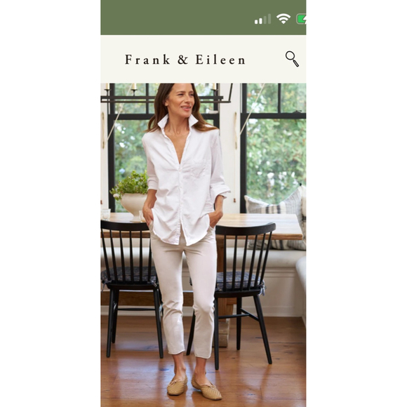 NewFrank & Eileen Murphy Billion Dollar Stretch Cement Cropped Pants L